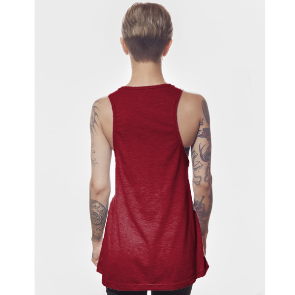 Ladies' Longline Stringer Vest Back (Cardinal)