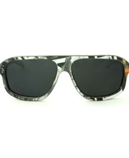 Skateboard Sunglasses 5.0 Black White Orange (Thumbnail)