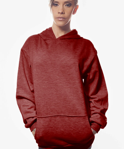 Unisex Standard Hoodie Front (Burgundy)