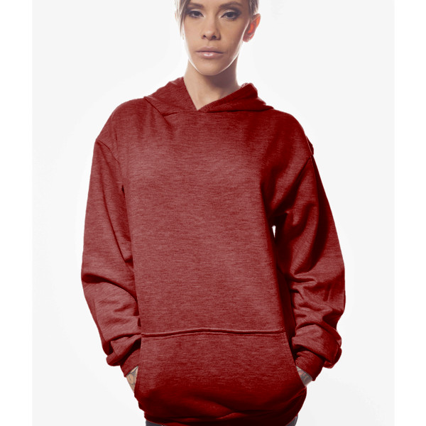 Unisex Standard Hoodie Front (Burgundy)
