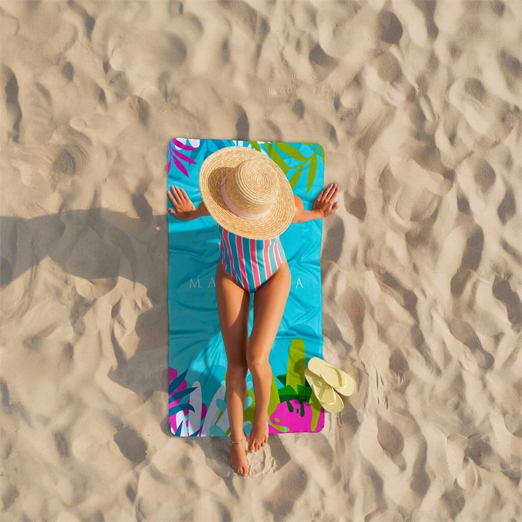 Hoppla Hula Beach Towel (Double-Sided Branding) - SoaS