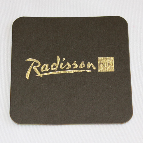 Foil-Stamped Drink Coasters