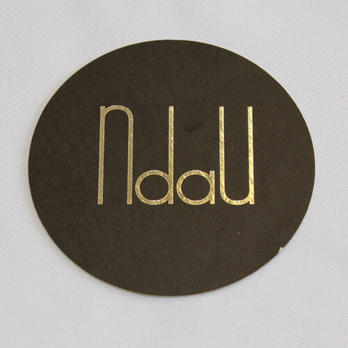 Foil-Stamped Drink Coasters