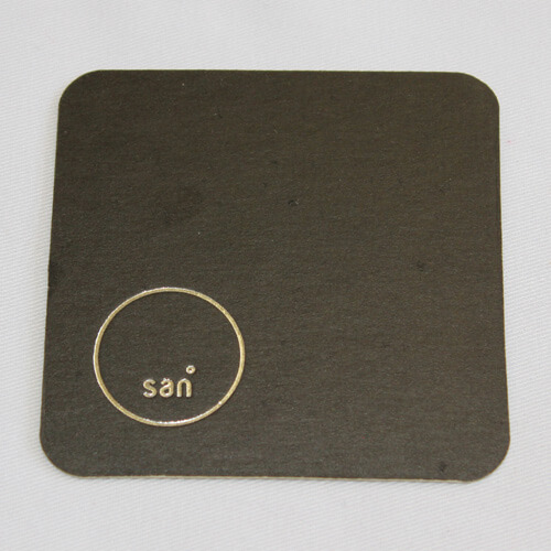 Foil-Stamped Drink Coasters