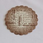 Liquid-Absorbing Drink Coasters (CPF)